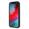 BMW BMHCP12LRSCSK Perforate Sides nahkainen kova suojakuori laitteelle Apple iPhone 12 Pro Max, musta