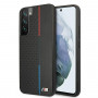 BMW BMHCS22MTRTBK kova suojakuori Samsung Galaxy S22+ -puhelimelle, M Collection Triangles, musta