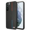 BMW BMHCS22MTRTBK kova suojakuori Samsung Galaxy S22+ -puhelimelle, M Collection Triangles, musta