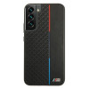BMW BMHCS22MTRTBK kova suojakuori Samsung Galaxy S22+ -puhelimelle, M Collection Triangles, musta