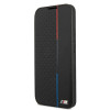 BMW BMBKS22MTRTBK kirjakotelo Samsung Galaxy S22+ -puhelimelle, M Collection Triangles, musta