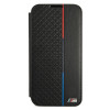 BMW BMBKS22MTRTBK kirjakotelo Samsung Galaxy S22+ -puhelimelle, M Collection Triangles, musta