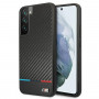 BMW BMHCS22MPUCARTCBK kova suojakuori Samsung Galaxy S22+ -puhelimelle, M Collection Triangles, musta