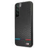 BMW BMHCS22MPUCARTCBK kova suojakuori Samsung Galaxy S22+ -puhelimelle, M Collection Triangles, musta