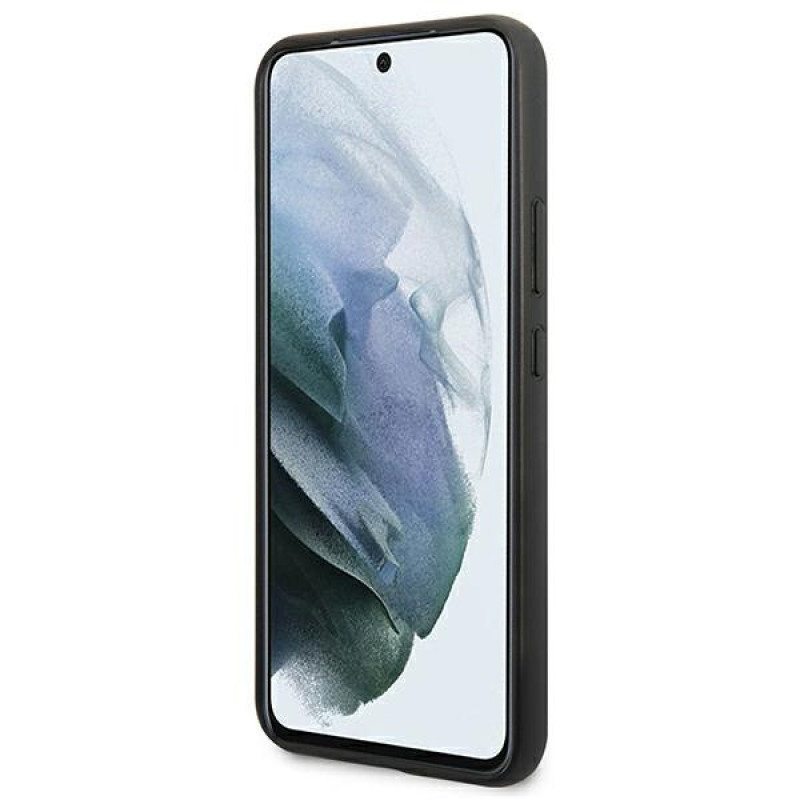 BMW BMHCS22MPUCARTCBK kova suojakuori Samsung Galaxy S22+ -puhelimelle, M Collection Triangles, musta