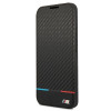 BMW BMBKS22MPUCARTCBK kirjakotelo Samsung Galaxy S22+ -puhelimelle, M Collection Triangles, musta