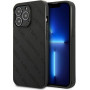 Karl Lagerfeld KLHCP13LPTLK kova suojakuori Apple iPhone 13 Pro -puhelimelle, Perforated Allover, musta