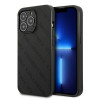 Karl Lagerfeld KLHCP13LPTLK kova suojakuori Apple iPhone 13 Pro -puhelimelle, Perforated Allover, musta