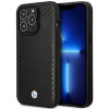BMW BMHMP14X22RFGK Leather Diamond Pattern MagSafe suojakuori Apple iPhone 14 Pro Max 6,7″, musta