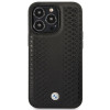 BMW BMHMP14X22RFGK Leather Diamond Pattern MagSafe suojakuori Apple iPhone 14 Pro Max 6,7″, musta