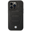 BMW BMHMP14L22RPSK Leather Seats Pattern MagSafe suojakuori Apple iPhone 14 Pro 6,1″, musta