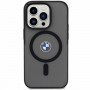 BMW BMHMP14MDSLK Signature MagSafe kova suojakuori, sopii malliin Apple iPhone 14 Plus / 15 Plus, musta