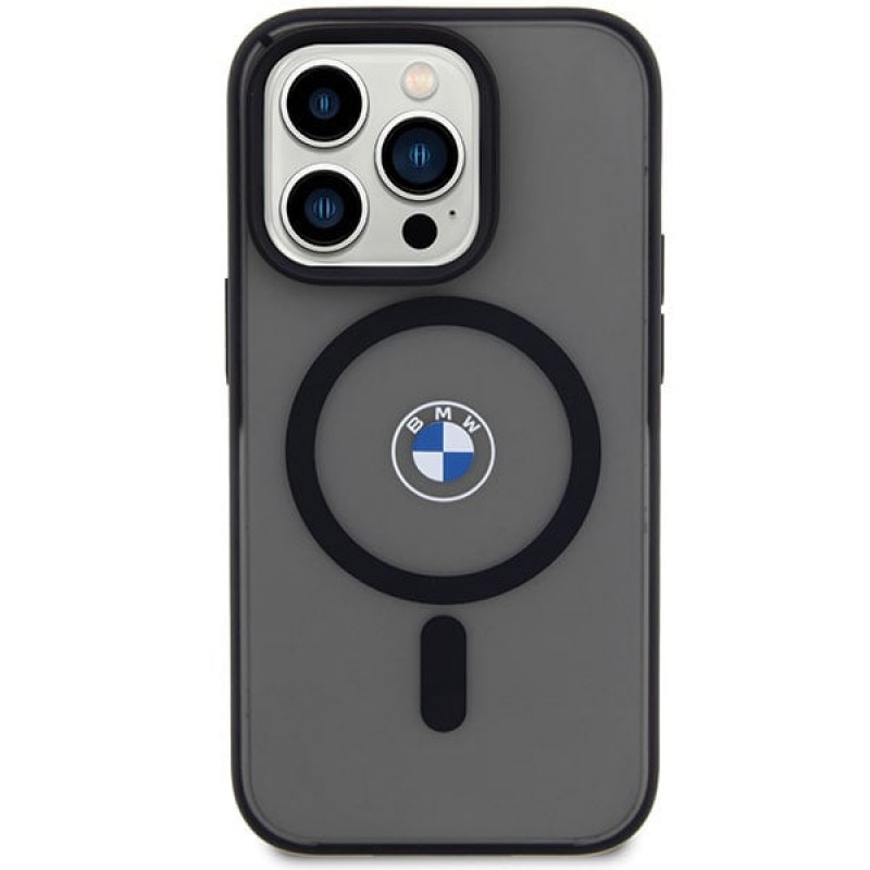 BMW BMHMP14LDSLK Signature MagSafe kova suojakuori, sopii malliin Apple iPhone 14 Pro, musta