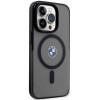 BMW BMHMP14LDSLK Signature MagSafe kova suojakuori, sopii malliin Apple iPhone 14 Pro, musta
