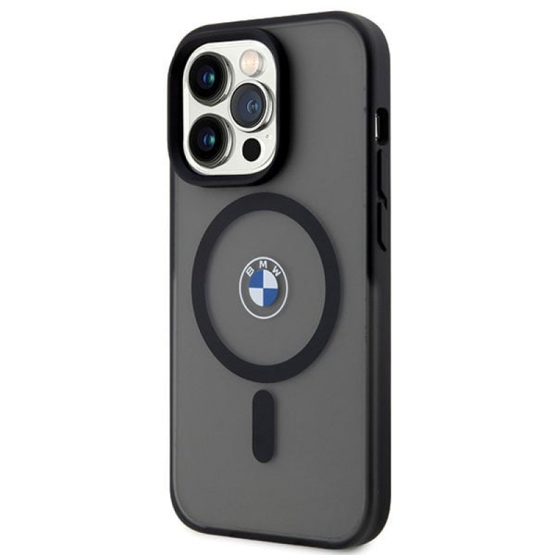 BMW BMHMP14XDSLK Signature MagSafe kova suojakuori, sopii malliin Apple iPhone 14 Pro Max, musta