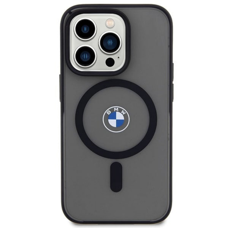 BMW BMHMP14XDSLK Signature MagSafe kova suojakuori, sopii malliin Apple iPhone 14 Pro Max, musta