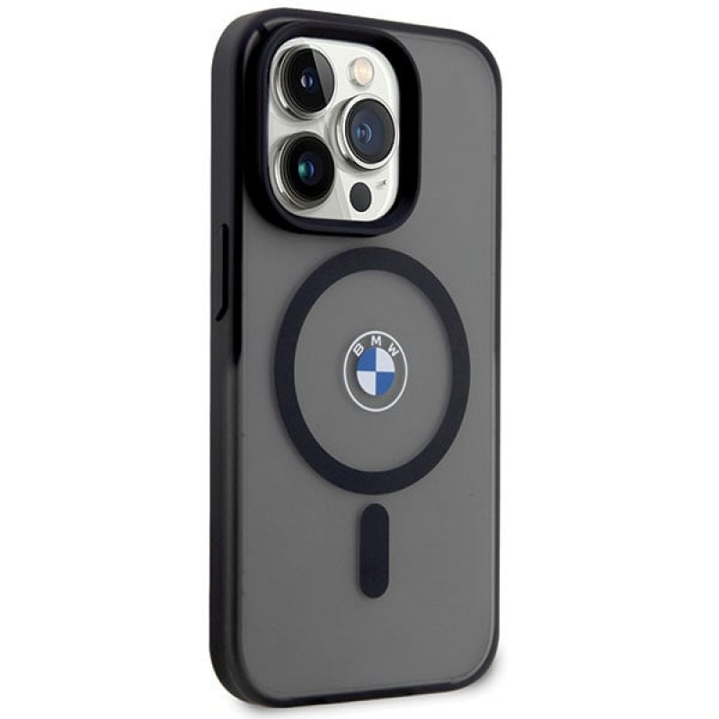 BMW BMHMP14XDSLK Signature MagSafe kova suojakuori, sopii malliin Apple iPhone 14 Pro Max, musta