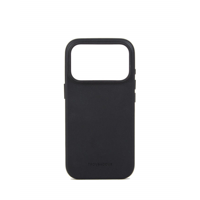 Mujjo Troubadour nahkakuori Apple iPhone 18 Pro / 17 Pro, MagSafe, musta
