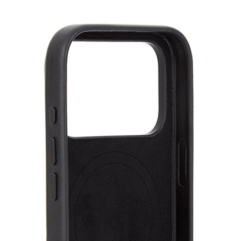 Mujjo Troubadour nahkakuori Apple iPhone 18 Pro / 17 Pro, MagSafe, musta