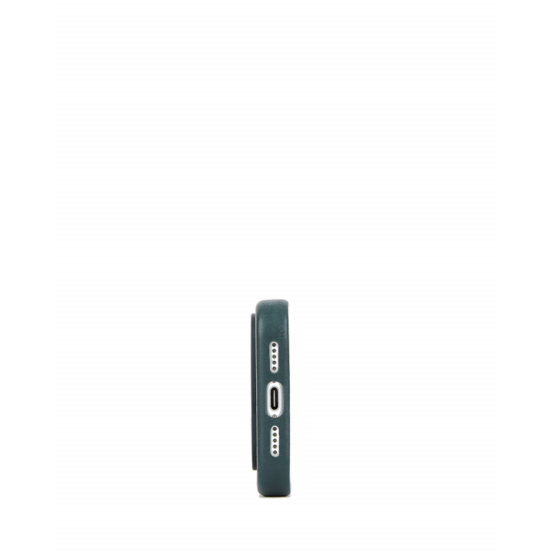 Mujjo Troubadour nahkakuori Apple iPhone 18 Pro / 17 Pro, MagSafe, obsidiaaninvihreä