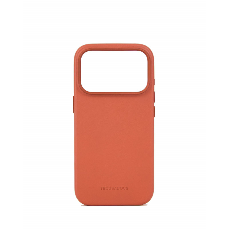 Mujjo Troubadour nahkakuori Apple iPhone 18 Pro / 17 Pro, MagSafe, terrakotta