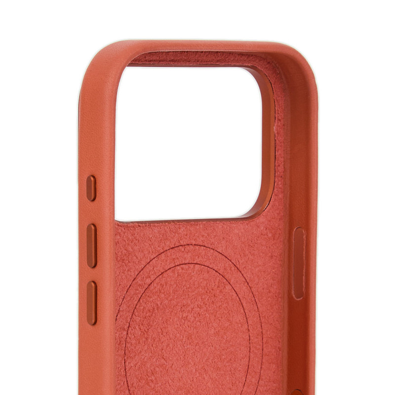 Mujjo Troubadour nahkakuori Apple iPhone 18 Pro / 17 Pro, MagSafe, terrakotta