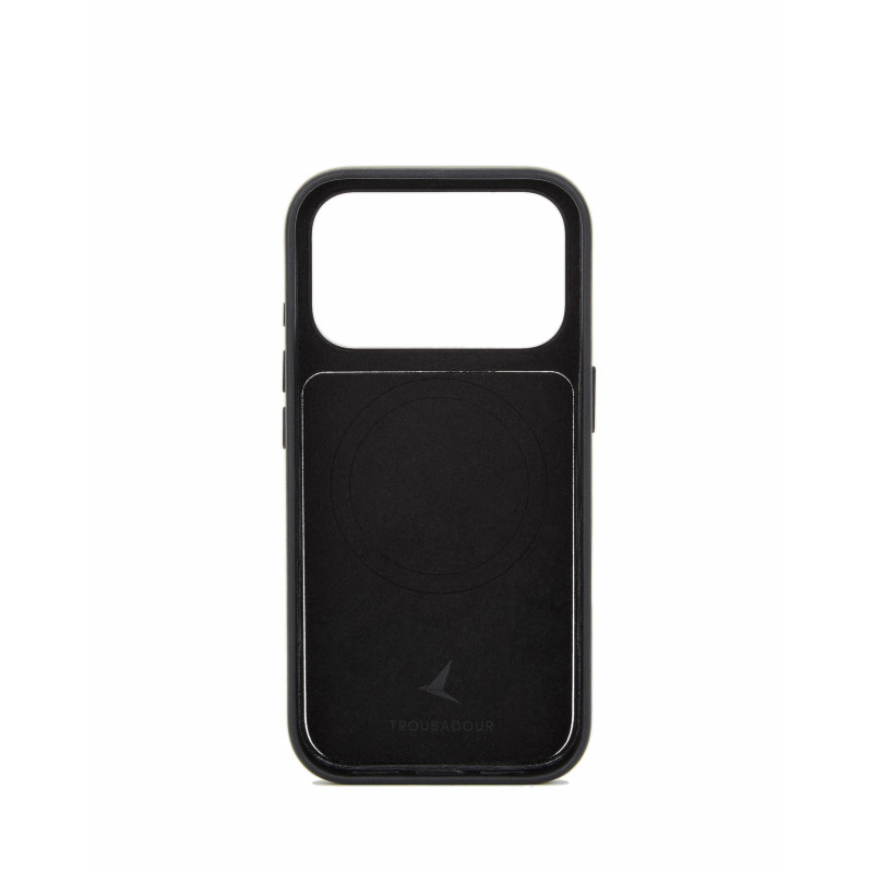 Mujjo Troubadour Modular nahkakuori Apple iPhone 18 Pro / 17 Pro, MagSafe, musta