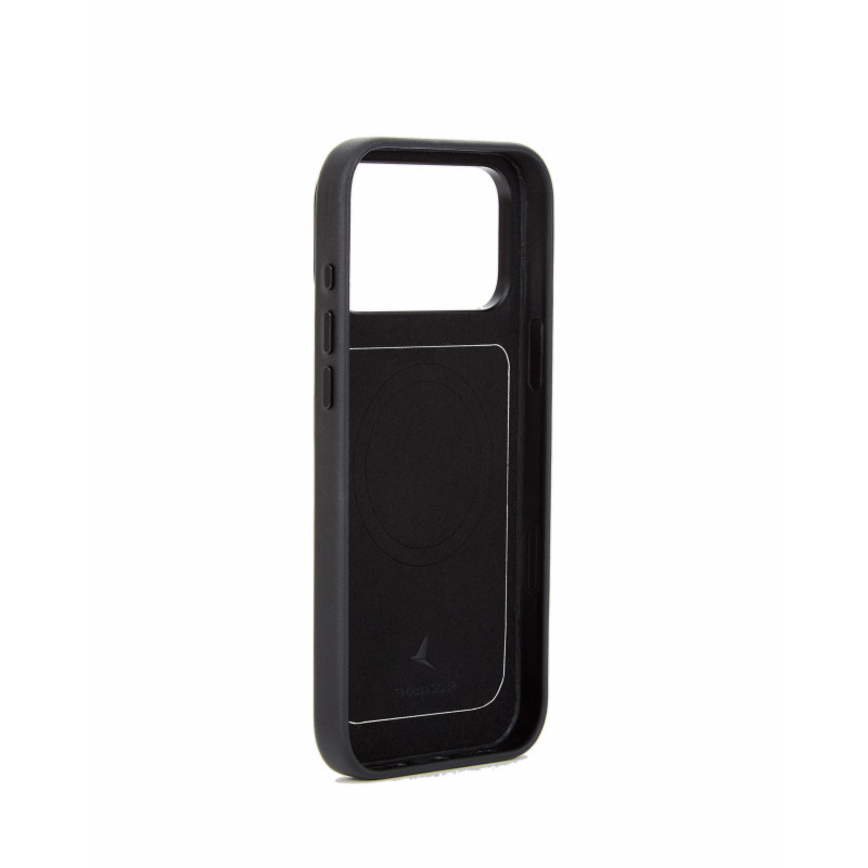 Mujjo Troubadour Modular Leather Case nahkakotelo Apple iPhone 18 Pro Max / 17 Pro Max -puhelimille, MagSafe, musta