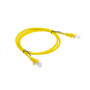 Lanberg PCU6-10CC-0100-Y Cat6 U/UTP -verkkokaapeli, 1 m, keltainen