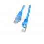 Lanberg PCF6-10CC-0025-B Cat6 F/UTP -verkkokaapeli, 0,25 m, sininen