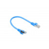 Lanberg PCF6-10CC-0025-B Cat6 F/UTP -verkkokaapeli, 0,25 m, sininen