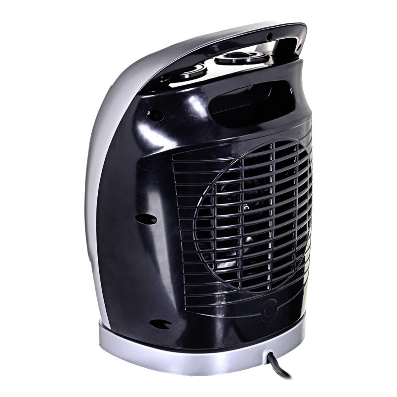 Noveen PTC09 keraaminen tuulettimella varustettu lämmitin, 1500 W, harmaa