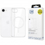 3MK Clear MagCase Apple iPhone 17e / 16e MagSafe-kotelo, läpinäkyvä