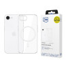 3MK Clear MagCase Apple iPhone 17e / 16e MagSafe-kotelo, läpinäkyvä