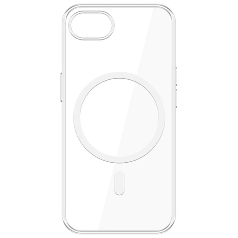 3MK Clear MagCase Apple iPhone 17e / 16e MagSafe-kotelo, läpinäkyvä