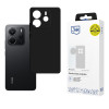 3MK Matt Case Pro suojakuori Xiaomi Redmi Note 14 4G -puhelimelle, musta