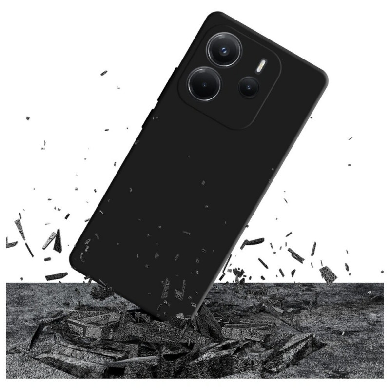 3MK Matt Case Pro suojakuori Xiaomi Redmi Note 14 4G -puhelimelle, musta