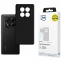 3MK Matt Case Pro suojakuori Xiaomi Redmi Note 14 Pro 4G -puhelimelle, musta