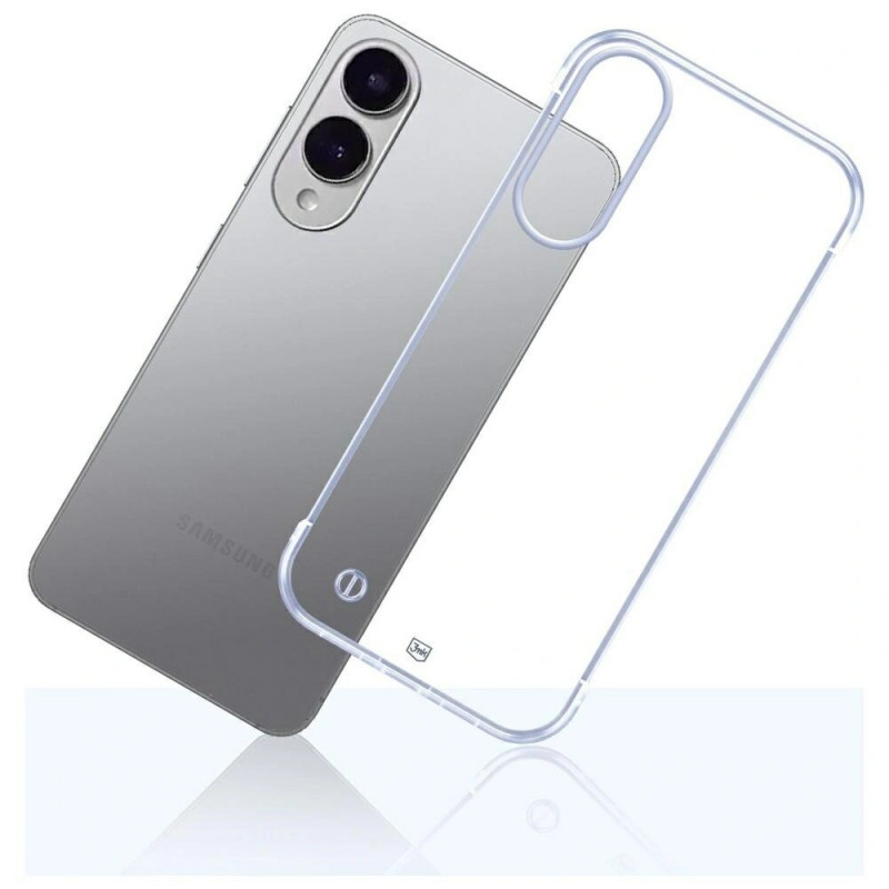 3MK Just20g Clear Case suojakuori Samsung Galaxy S25 Edge -puhelimelle, läpinäkyvä