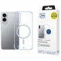 3MK Just20g MagCase suojakuori Samsung Galaxy S25 Edge -puhelimelle, läpinäkyvä