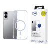 3MK Just20g MagCase suojakuori Samsung Galaxy S25 Edge -puhelimelle, läpinäkyvä