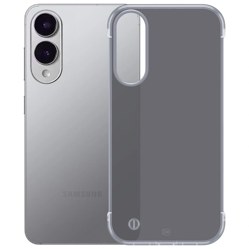 3MK Just20g Matt Case suojakuori Samsung Galaxy S25 Edge -puhelimelle, musta