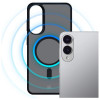 3MK Smoke MagCase suojakuori Samsung Galaxy S25 Edge -puhelimelle, musta