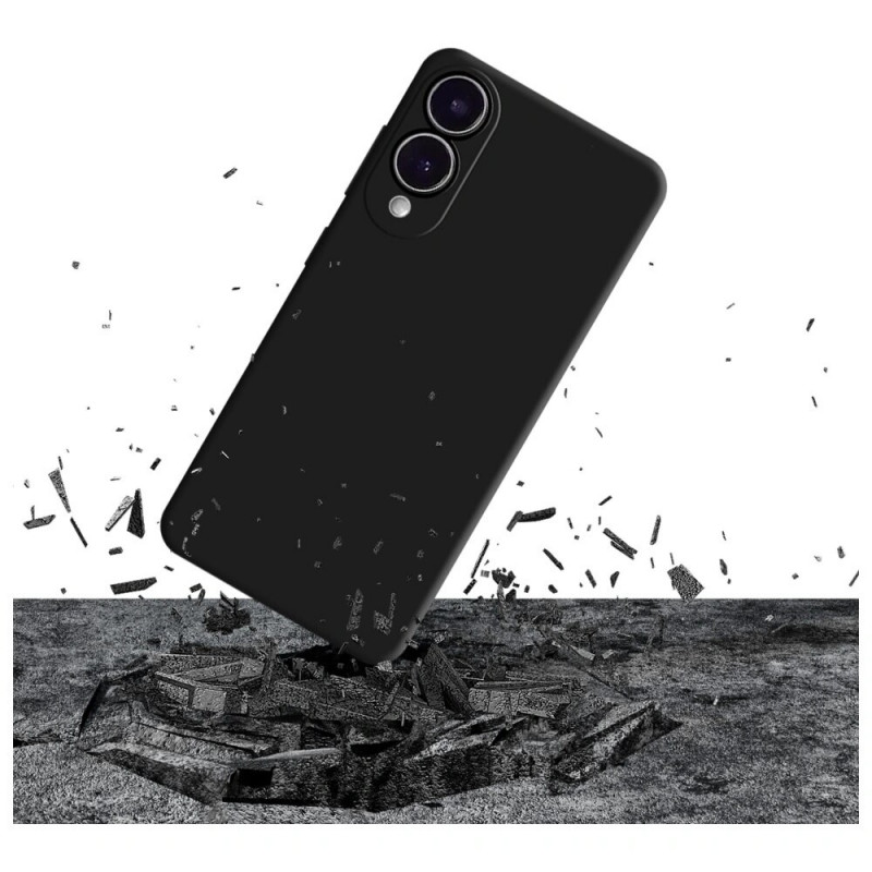 3MK silikonikuori Samsung Galaxy S25 Edge, musta