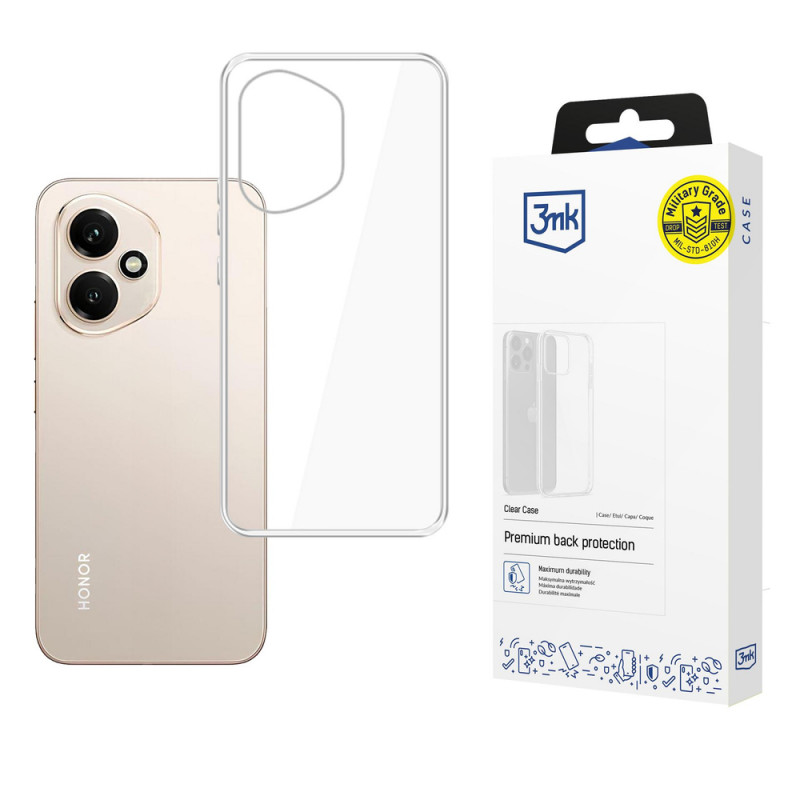 3MK Clear Case -kotelo Honor 400 -puhelimelle, läpinäkyvä