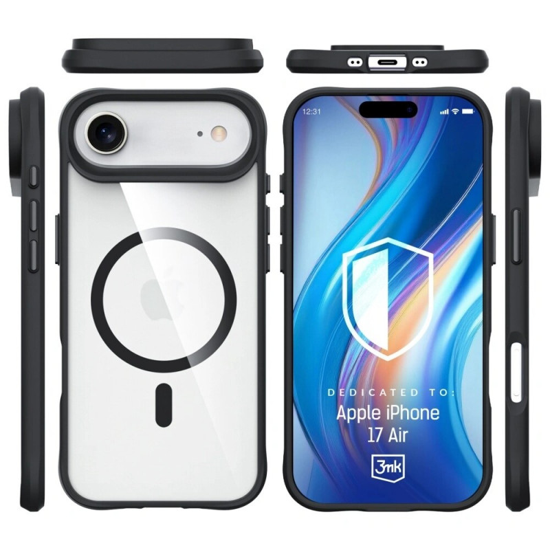 3mk Satin Armor MagCase kuori Apple iPhone Airille, valkoinen