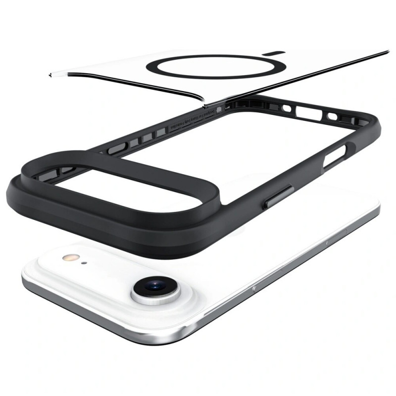 3mk Satin Armor MagCase kuori Apple iPhone Airille, valkoinen