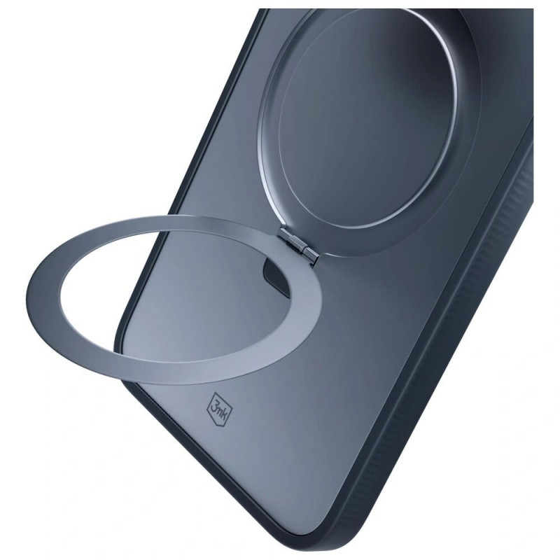 3mk Smoke Case Mag&Stand kuori Apple iPhone Airille, musta