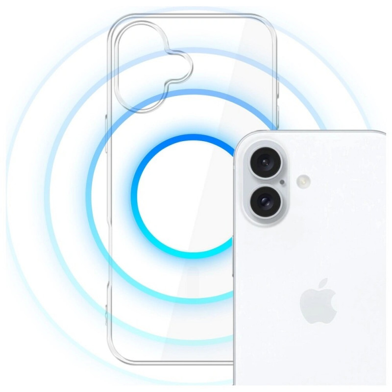 3MK Clear MagCase kuori Apple iPhone 17:lle, läpinäkyvä