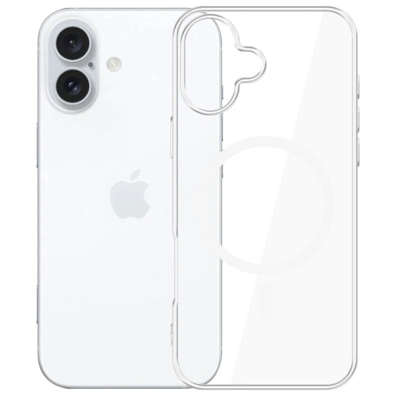 3MK Clear MagCase kuori Apple iPhone 17:lle, läpinäkyvä